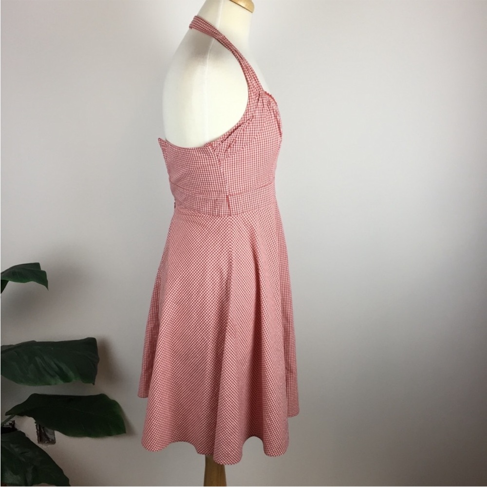 Gingham halter dress - Picture 6 of 10